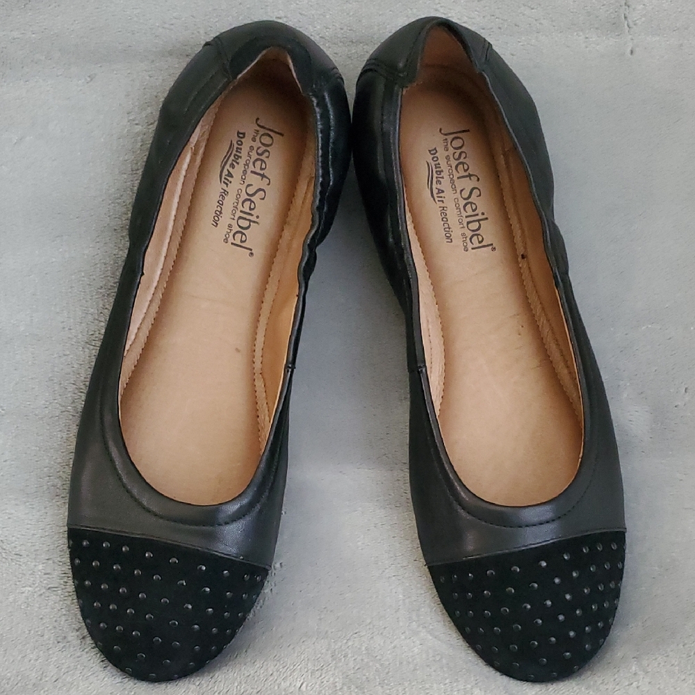 JOSEF SEIBEL The European Comfort Shoe Double Air Reaction Flats EU SIZE: 38